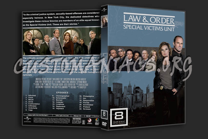 Law & Order: SVU - Seasons 1-11 (3240x2175) dvd cover