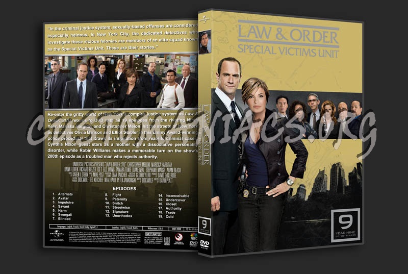 Law & Order: SVU - Seasons 1-11 (3240x2175) dvd cover