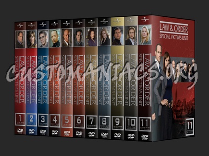 Law & Order: SVU - Seasons 1-11 (3370x2175) dvd cover