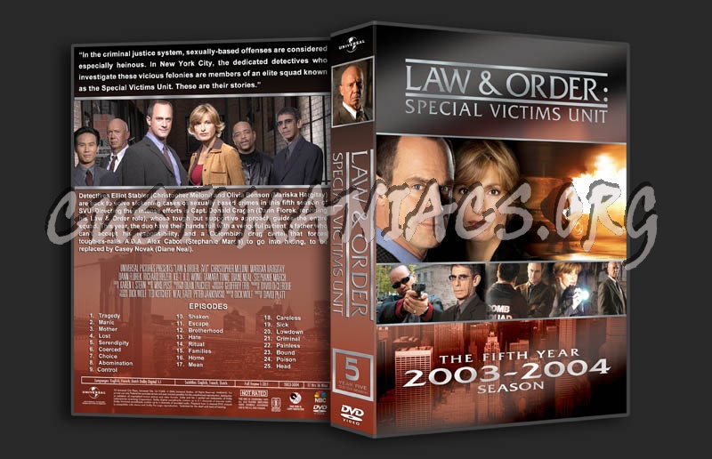 Law & Order: SVU - Seasons 1-11 (3370x2175) dvd cover