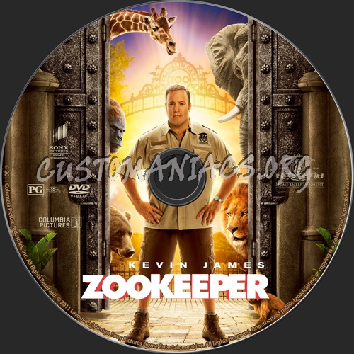 Zookeeper dvd label