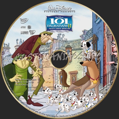 101 Dalmatians II Patch's London Adventure dvd label