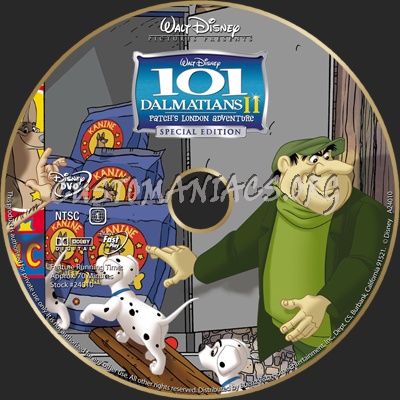 101 Dalmatians II Patch's London Adventure dvd label