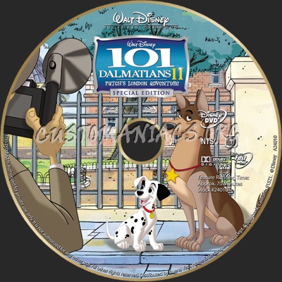 101 Dalmatians II Patch's London Adventure dvd label