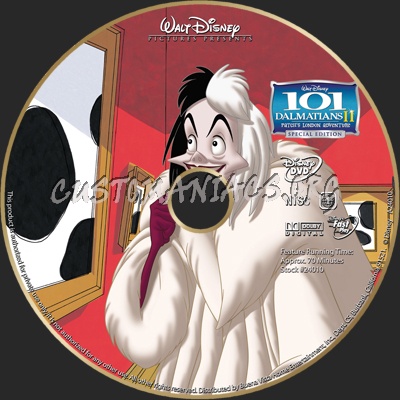 101 Dalmatians II Patch's London Adventure dvd label