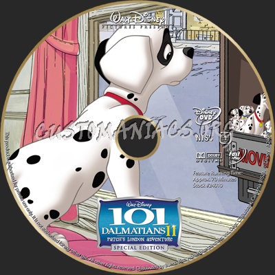 101 Dalmatians II Patch's London Adventure dvd label