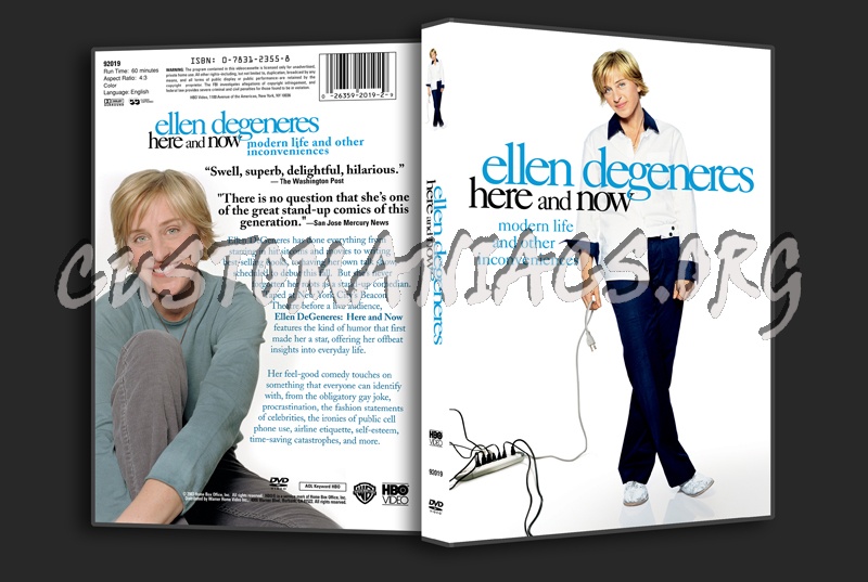 Ellen Degeneres Here and Now dvd cover
