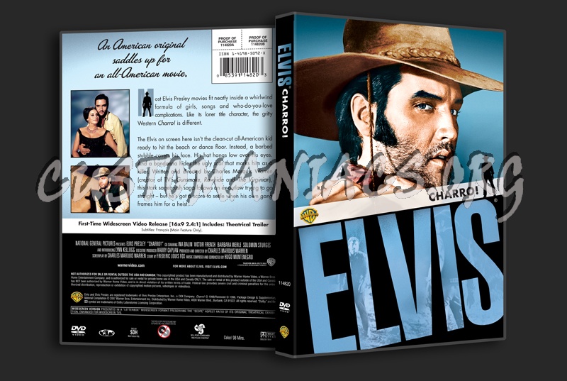 Elvis: Charro! dvd cover
