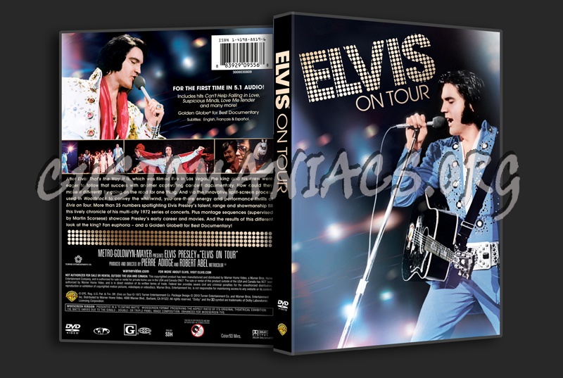 Elvis On Tour dvd cover
