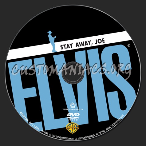 Elvis: Stay Away, Joe dvd label