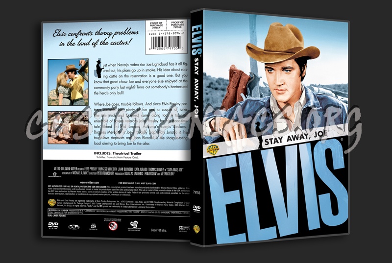 Elvis: Stay Away, Joe dvd cover