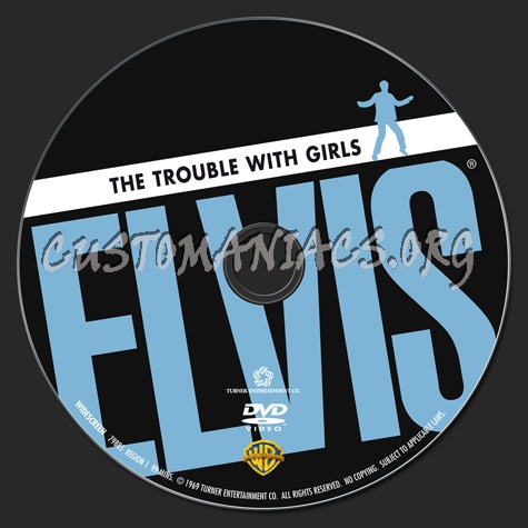 Elvis: The Trouble With Girls dvd label