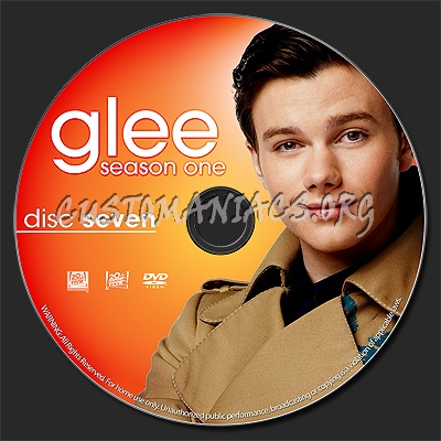 GLEE - Season 1 dvd label