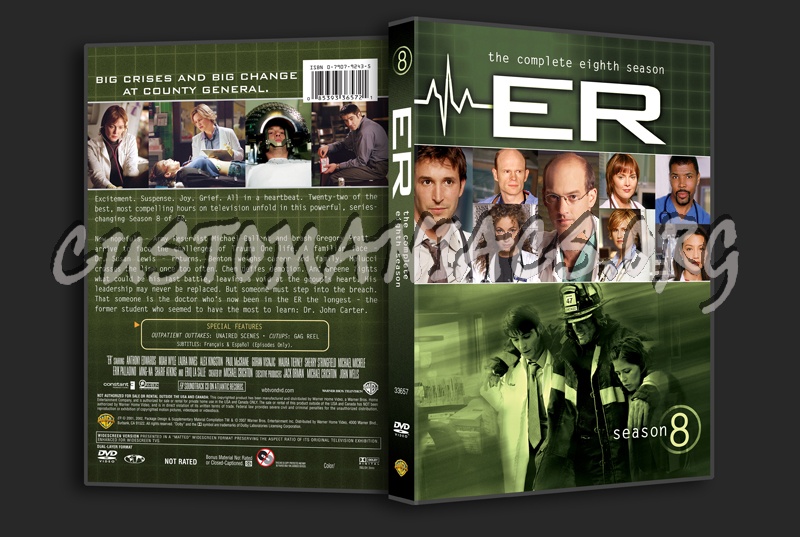 ER Season 8 dvd cover
