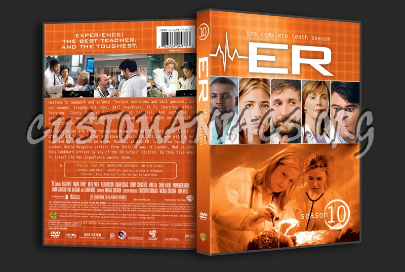 ER Season 10 dvd cover