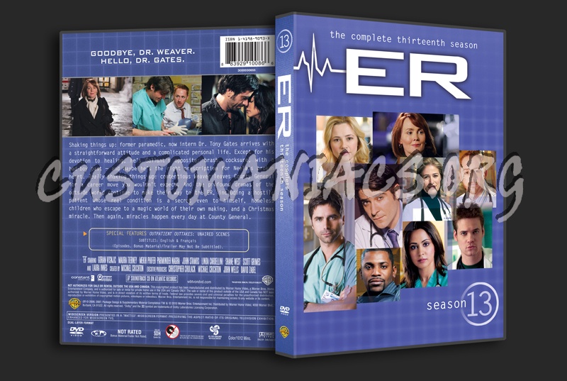 ER Season 13 dvd cover