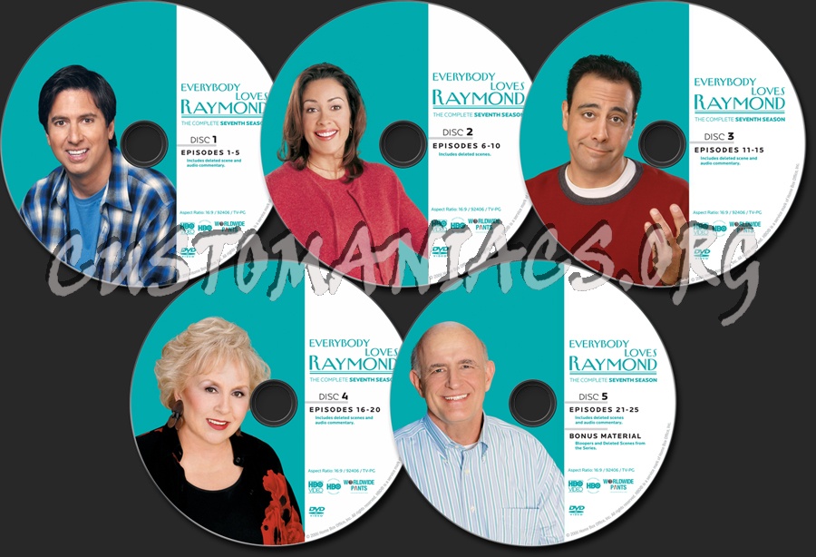 Everybody Loves Raymond Season 7 dvd label