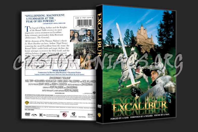 Excalibur dvd cover