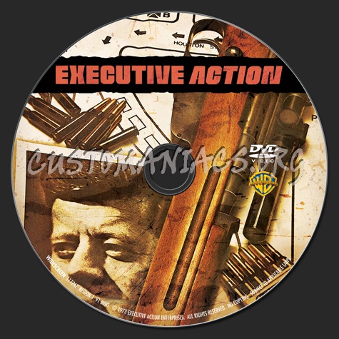 Executive Action dvd label