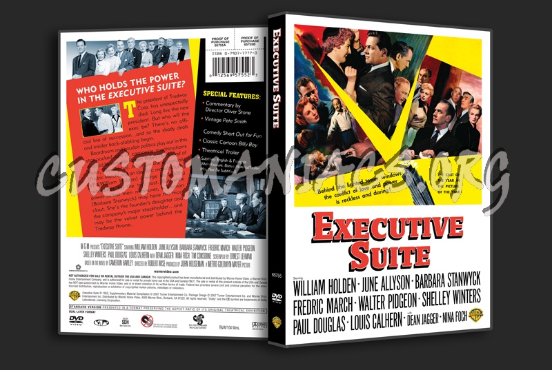 Executive Suite dvd cover