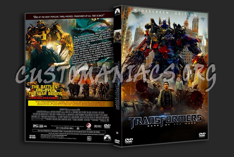 Transformers: Dark of the Moon dvd cover