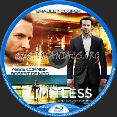 Limitless blu-ray label