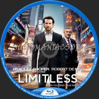 Limitless blu-ray label