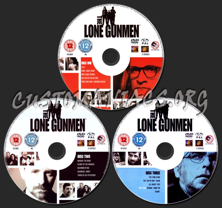 The Lone Gunmen dvd label