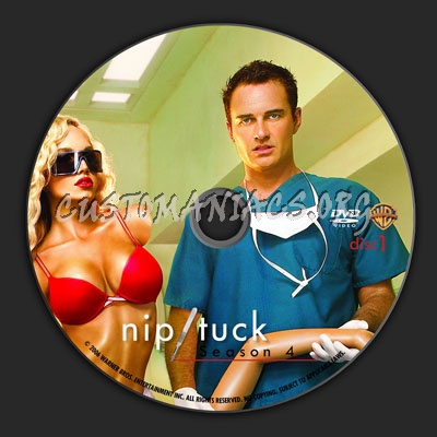 Nip Tuck Season 4 dvd label