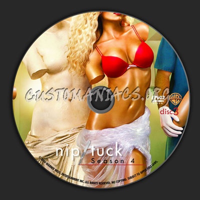 Nip Tuck Season 4 dvd label