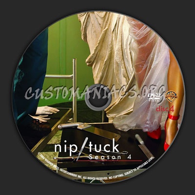 Nip Tuck Season 4 dvd label