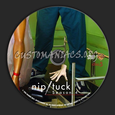 Nip Tuck Season 4 dvd label