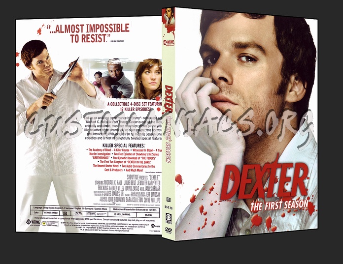 Dexter - Season 1 dvd cover