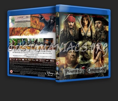 Pirates of the Caribbean On Stranger Tides blu-ray cover