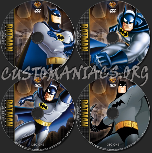 Batman, The Animated Series - TV Collection dvd label - DVD Covers & Labels  by Customaniacs, id: 137531 free download highres dvd label
