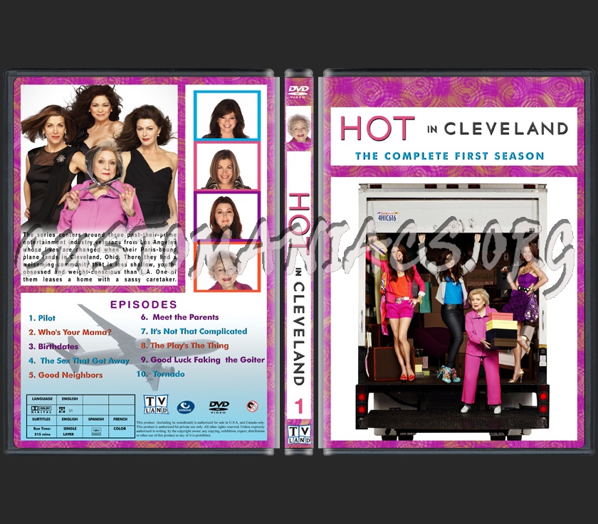 Hot In Cleveland Season One dvd cover