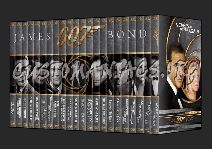 James Bond 007 Collection dvd cover