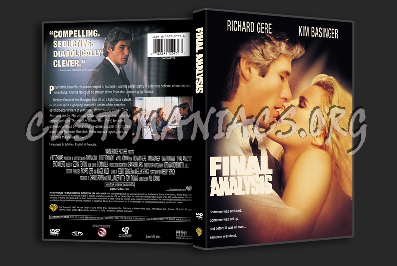 Final Analysis dvd cover