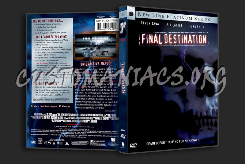 Final Destination dvd cover