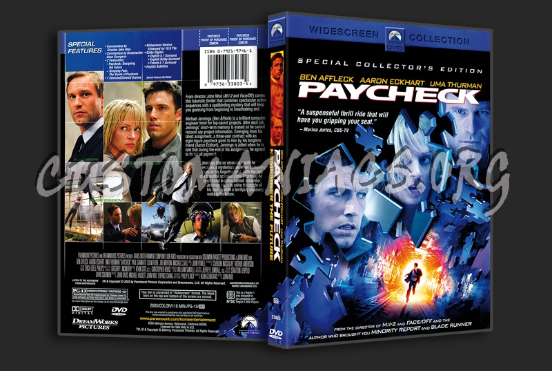 Paycheck dvd cover