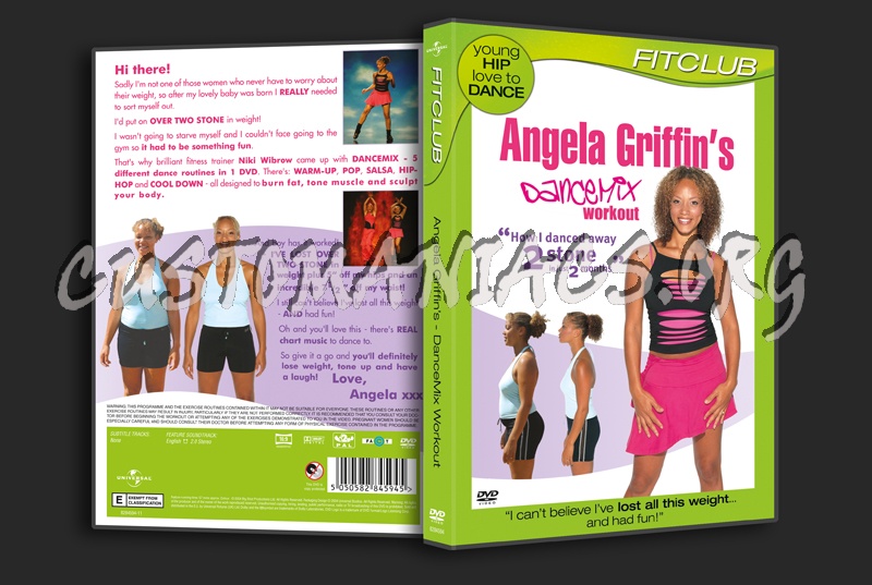 Fitclub: Angela Griffin's DanceMix Workout dvd cover