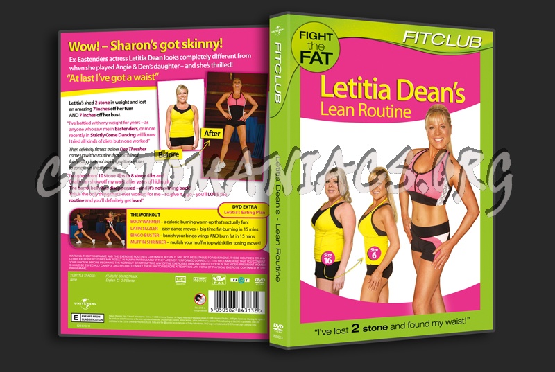 Fitclub: Letitia Dean's Lean Routine dvd cover