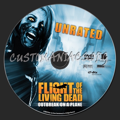 Flight of the Living Dead dvd label