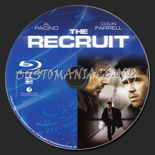 The Recruit blu-ray label