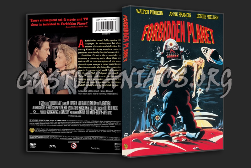 Forbidden Planet dvd cover