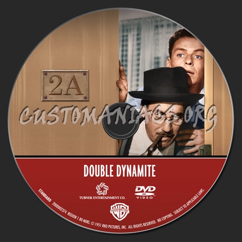 Frank Sinatra Collection: Double Dynamite dvd label