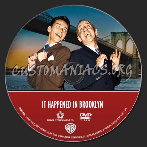 Frank Sinatra Collection: It Happened in Brooklyn dvd label