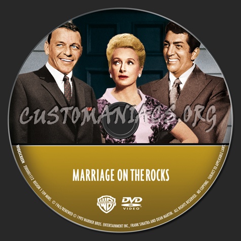 Frank Sinatra Collection: Marriage on the Rocks dvd label