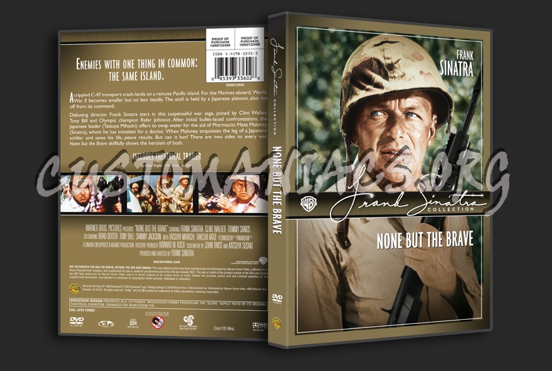 Frank Sinatra Collection: None But the Brave dvd cover