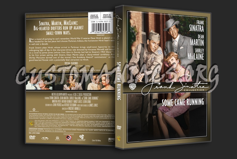 Frank Sinatra Collection: Some Came Running dvd cover